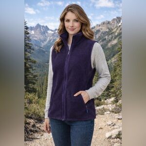 Patagonia Synchilla 90s Fleece Vest Purple L USA-Made | Winter Layer Cozy Chic